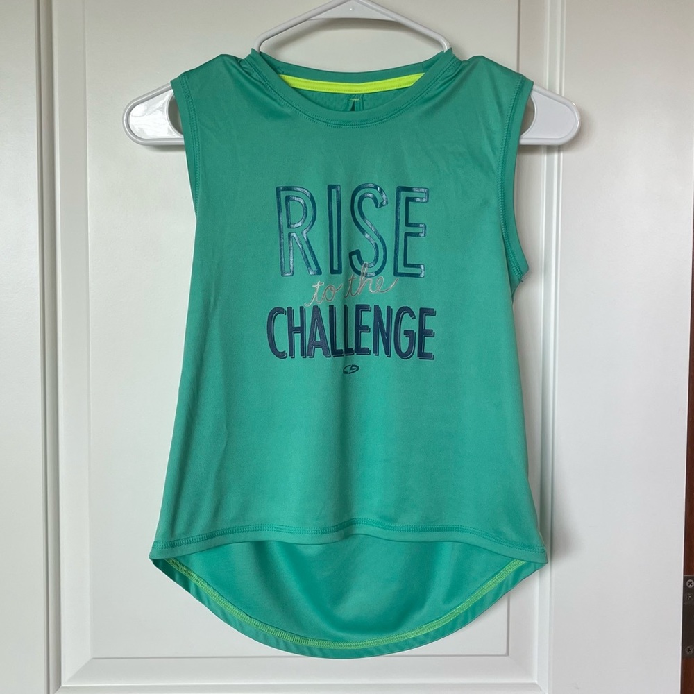 Girl’s Green Champion Tank Top